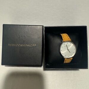 Rebecca Minkoff Studded Suede Watch